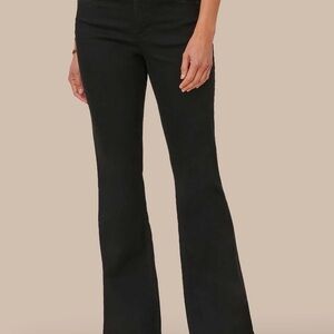 "Ab"solution® High Rise Petite Out There Flare Jeans - Black (NWT)